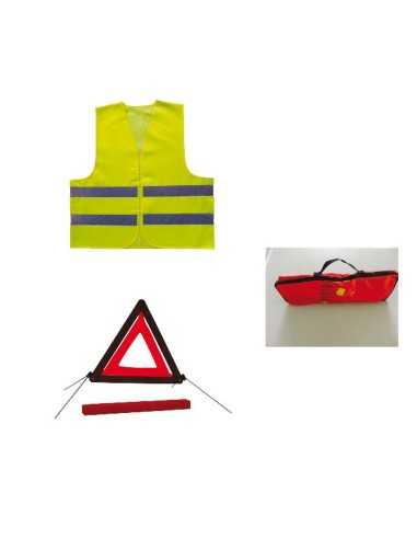 kit de sécurité : gilet de sécurité + triangle de présignalisation - 3285050014253 - Générique - 902027