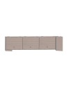 placard de pavillon 140cm 3 portes en bois brut - conversion van -  - Conversion Van - 996669B