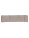 placard de pavillon 140cm 3 portes en bois stratifié uni 2 faces - conversion van -  - Conversion Van - 996669U