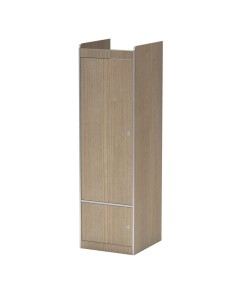 penderie haute 3 portes + rangement superieur en bois cérusé 2 faces - conversion van -  - Conversion Van - 996738C