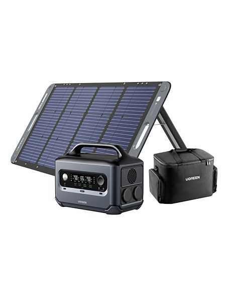 power station gs600 + pan sol portable sc100 + sacoche de transport - ugreen -  - UGREEN - PACK1339