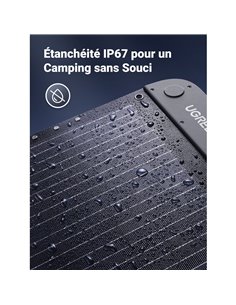 Panneau solaire portable 100 watts SC100 - UGREEN - Equipe Ton camping-car - 6941876211135