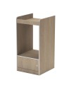 colonne frigo 1 porte rangt sup pour réfrigérateur trimixte 60l rm5310 bois stratifié cérusé 2 faces - conversion van -  - Conve