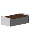 banquette coffre 140cm sans dossier en bois stratifié uni 2 faces - conversion van -  - Conversion Van - 996695U