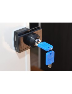 verrou extérieur/intérieur pour porte cellule noir - imc - 3760240050100 - IMC - 979758