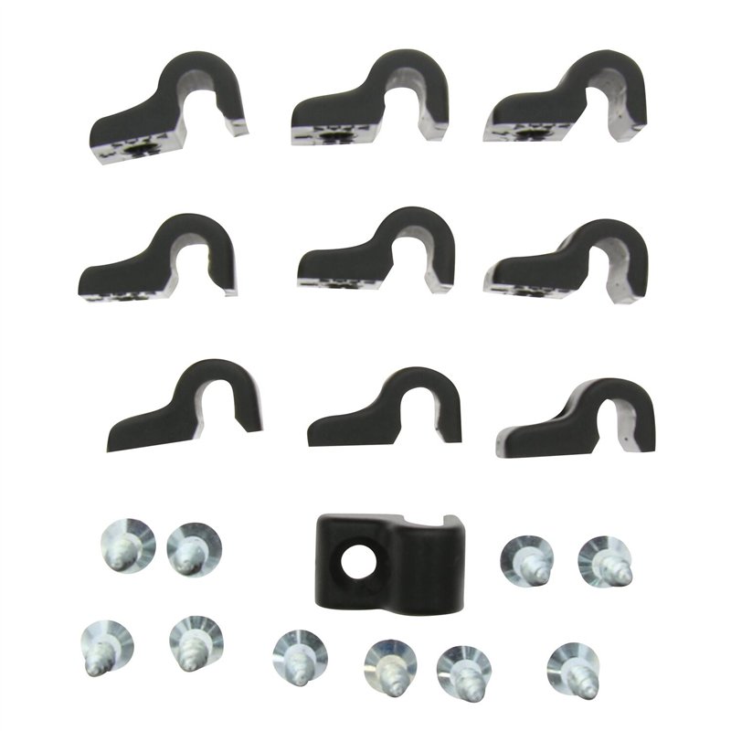 chappes de fixation + vis pour filet de protection - Générique - 3700628237921
