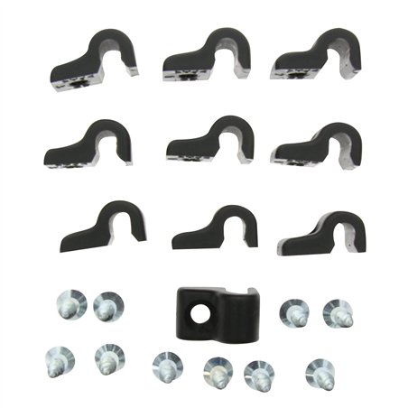 chappes de fixation + vis pour filet de protection - Générique - 3700628237921