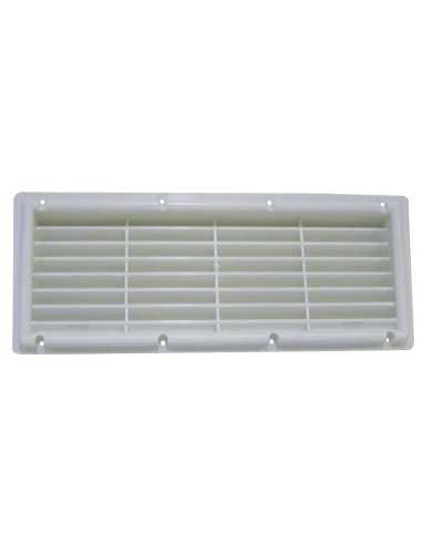 grilles à encastrer plastique avec moustiquaire blanche -  - Générique - 820840