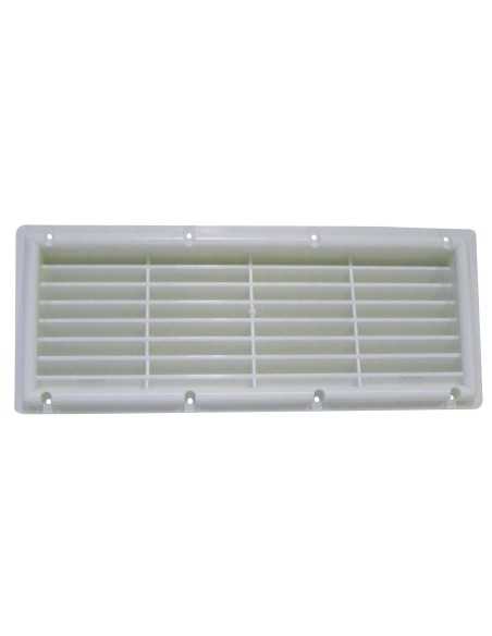 grilles à encastrer plastique avec moustiquaire blanche -  - Générique - 820840