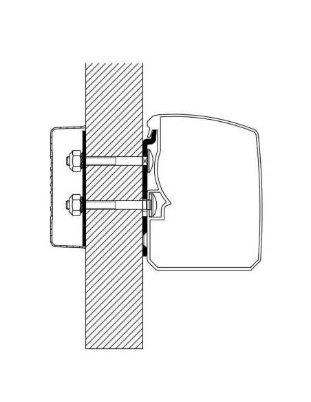 adaptateur omnistor 3200 paroi plane - thule - 5415182056984 - Thule - 730375