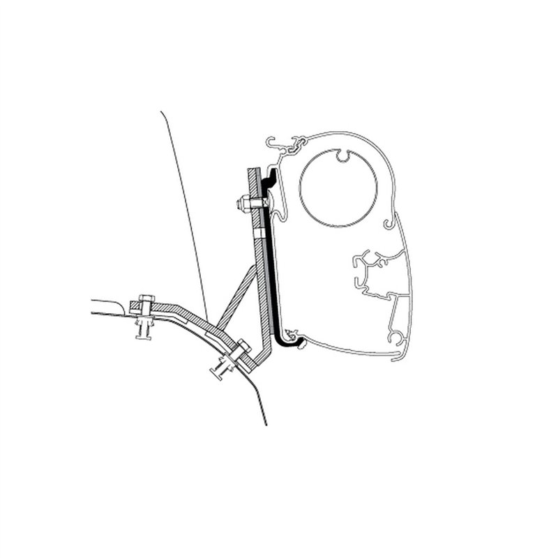 adaptateur iveco - ducato h2 toit relevable - thule - Thule - 5415182007801