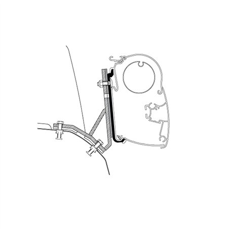 adaptateur iveco - ducato h2 toit relevable - thule - Thule - 5415182007801