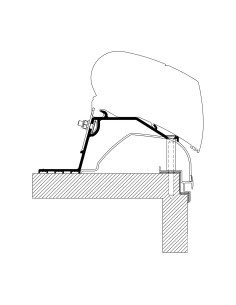 adaptateur de stores hobby caravan 2014 - thule - 5415182040501 - Thule - 730242