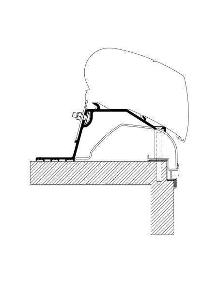 adaptateur de stores hobby caravan 2014 - thule - 5415182040501 - Thule - 730242