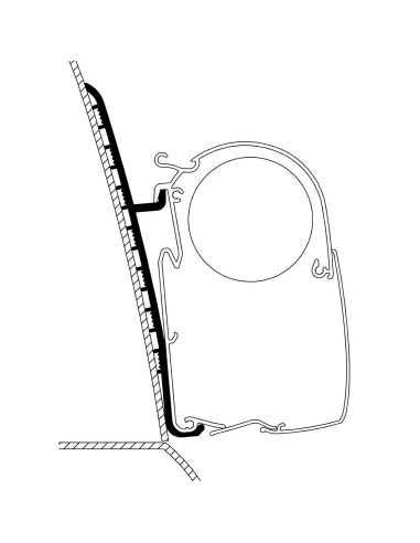 adaptateur de stores renault master high roof - thule - 5415182005050 - Thule - 730136