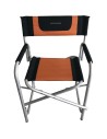 fauteuil director bayasun noir / orange - baya sun - 3700628251491 - Baya Sun - 697085B