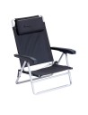 fauteuil de plage dark grey - isabella - 5705886815186 - Isabella - 696869