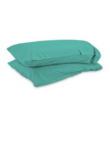 taie d'oreiller turquoise navy - duvalay - 5060197419561 - Duvalay - 551854