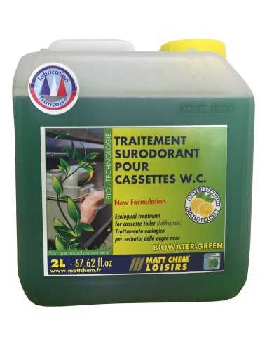 traitement surodorant pour cassettes wc biowater green - matt chem - 3760164172308 - MATT CHEM - 500589