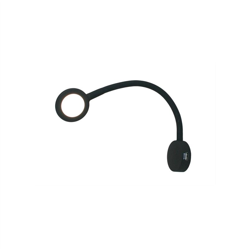 spot flexible avec fonction de charge usb verona noir - haba - HABA - 8715133044242