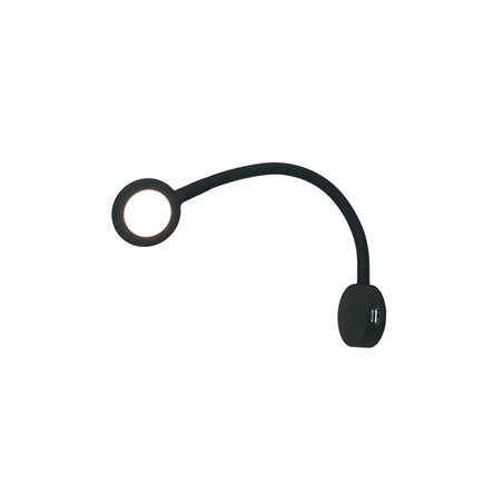 spot flexible avec fonction de charge usb verona noir - haba - HABA - 8715133044242