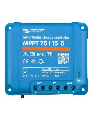 régulateur de charge mppt smart solar 75/15 - victron - 8719076040804 - Victron - 480807