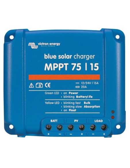 régulateur de charge bluesolar mppt 75/15 - victron - 8719076025320 - Victron - 480733