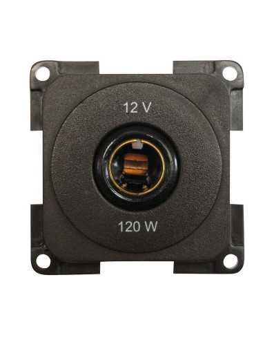 prise 12 volts diamètre 12 mm marron - 4056161046100 - Générique - 430637