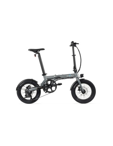 vélo à assistance électrique pliant city 4 speed 16 gris - eovolt - 7141249703772 - Eovolt - 400313