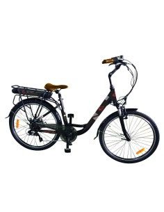 vélo électrique city road 26'' noir, 10,4ah - eza - 3700628252573 - EZA - 400155BI