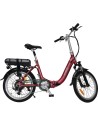 vélo à assistance électrique pliant 20 rouge confort - e-ride - 3700628251095 - E-Ride - 400131BI