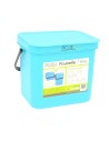 poubelle à suspendre 7 litres bleue - incasa - 3700628229476 - INCASA - 87078