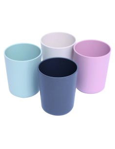 lot de 4 gobelets en pla - incasa - 3700628272182 - INCASA - 84456