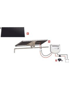 Kit Nautisme 110w - 12v Panneau Back Contact - Mppt Support Portique/Balcon - UNITECK - UNITECK -