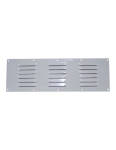 grille d'aération en aluminium laqué blanc 400 x 130 mm - 3606260507289 - Générique - 9007