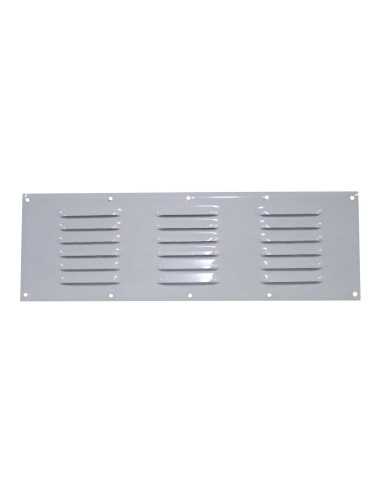 grille d'aération en aluminium laqué blanc 400 x 130 mm - 3606260507289 - Générique - 9007