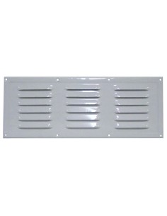 grille d'aération en aluminium laqué blanc 330 x 130 mm - 3606260507173 - Générique - 9005