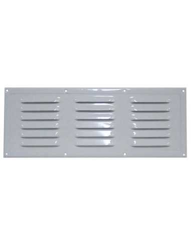 grille d'aération en aluminium laqué blanc 330 x 130 mm - 3606260507173 - Générique - 9005