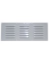 grille d'aération en aluminium laqué blanc 330 x 130 mm - 3606260507173 - Générique - 9005