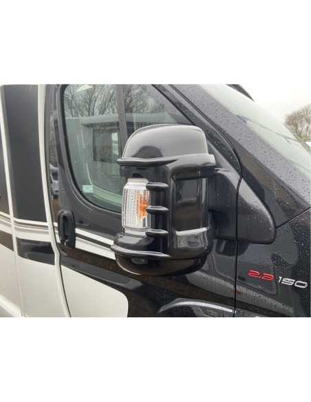 coques bumper de protection pour rétroviseur ducato, boxer et jumper à partir de 2007 - noir - milenco - 5060101834657 - Milenco