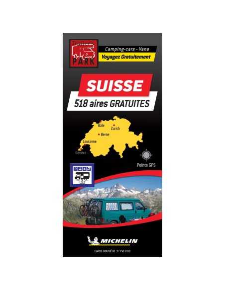 cartes routières aires gratuites suisse - trailer's park - 9782919004775 - Trailer's Park - 1184