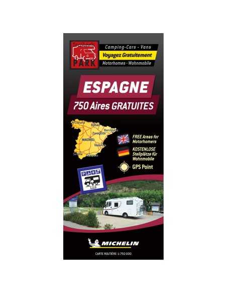 cartes routières aires gratuites espagne - trailer's park - 9782919004539 - Trailer's Park - 1171