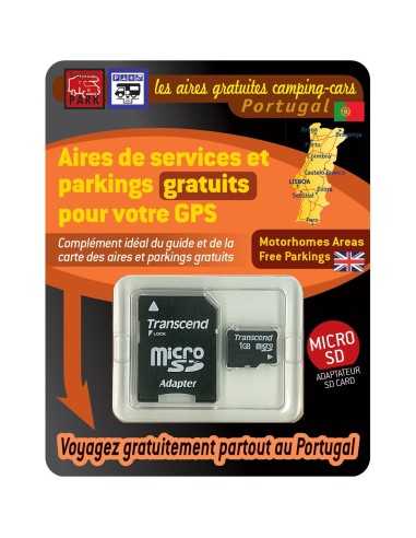 carte sd pour gps garmin aires gratuites portugal - trailer's park - 9782919004140 - Trailer's Park - 1103