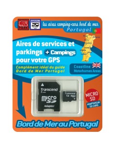 carte sd pour gps garmin bord de mer portugal - trailer's park - 9782919004157 - Trailer's Park - 1095