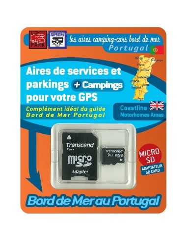 carte sd pour gps garmin bord de mer portugal - trailer's park - 9782919004157 - Trailer's Park - 1095