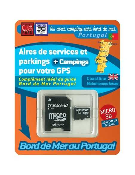 carte sd pour gps garmin bord de mer portugal - trailer's park - 9782919004157 - Trailer's Park - 1095