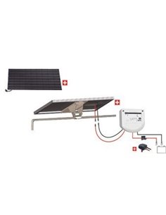 Kit Nautisme 100w - 12v Panneau Monocristallin - Mppt Support Portique/Balcon - UNITECK - UNITECK -