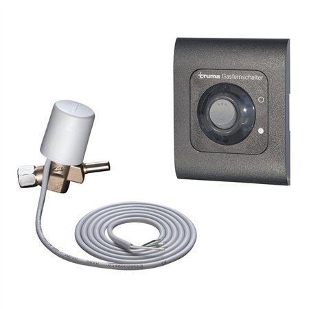 robinet gaz télécommandé gs 8 tuyau écroui 8/10 mm - truma 396095