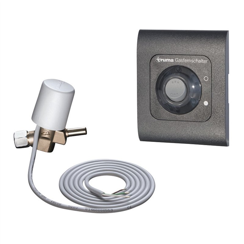 robinet gaz télécommandé gs 8 tuyau écroui 8/10 mm - truma 396095