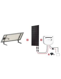 Kit Abris 100w - 12v - Régulateur Mppt - Support Basique - KIT ABRIS 100W 12V - UNITECK - UNITECK -